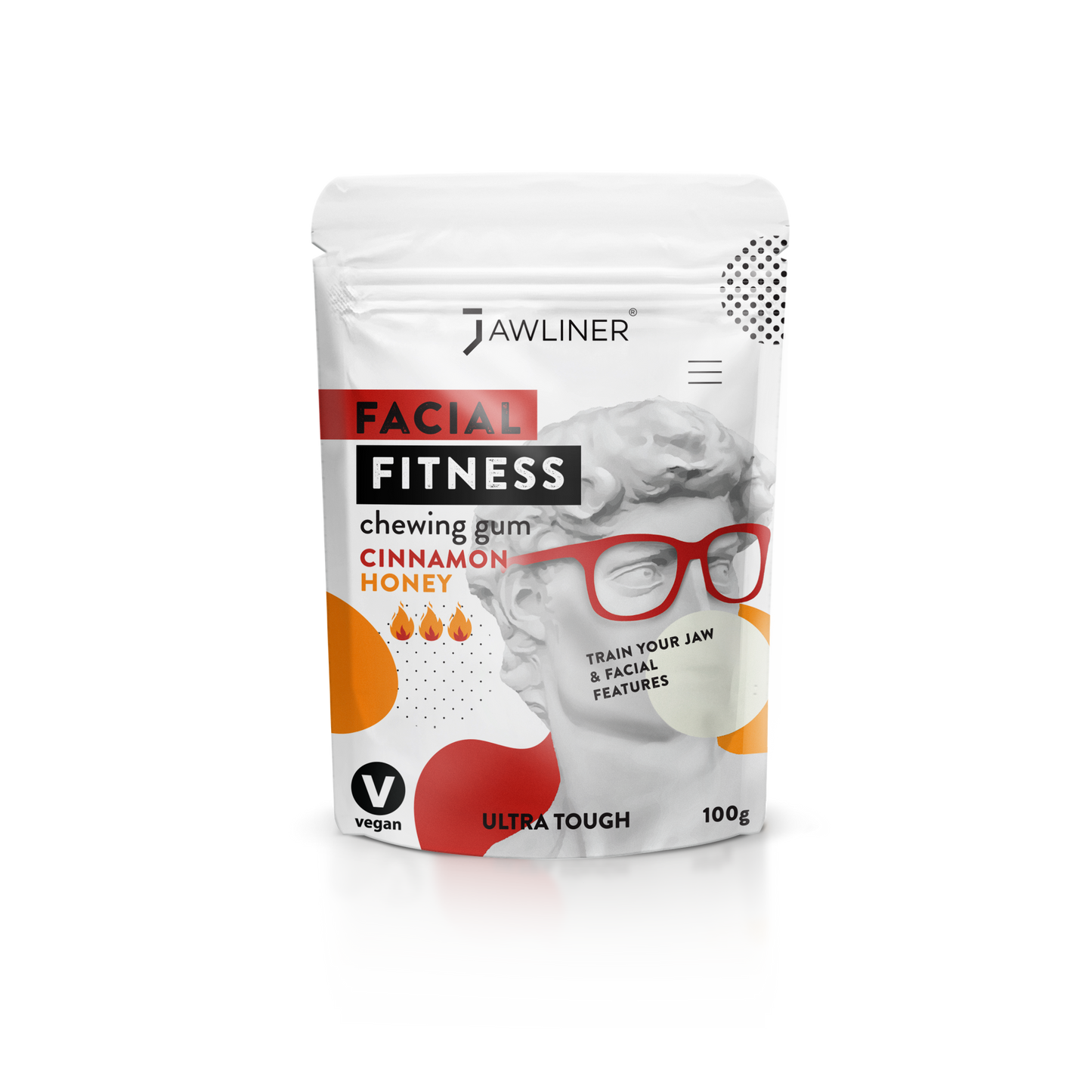 JAWLINER® Starter Pack - 3.0 Principiante + Facial Fitness Canela/Miel