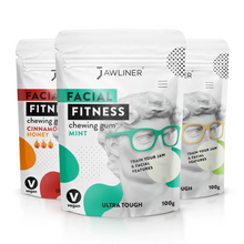 Cargar imagen en el visor de la galería, JAWLINER® Facial Fitness Chewing Gum - Flavors Pack
