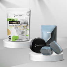 Cargar imagen en el visor de la galería, JAWLINER® Starter Pack - 3.0 Principiante + Facial Fitness Lima/Jengibre
