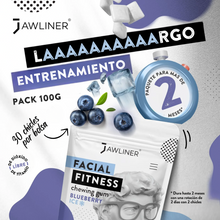 Cargar imagen en el visor de la galería, JAWLINER® Goma de Mascar - Facial Fitness - Blueberry Ice
