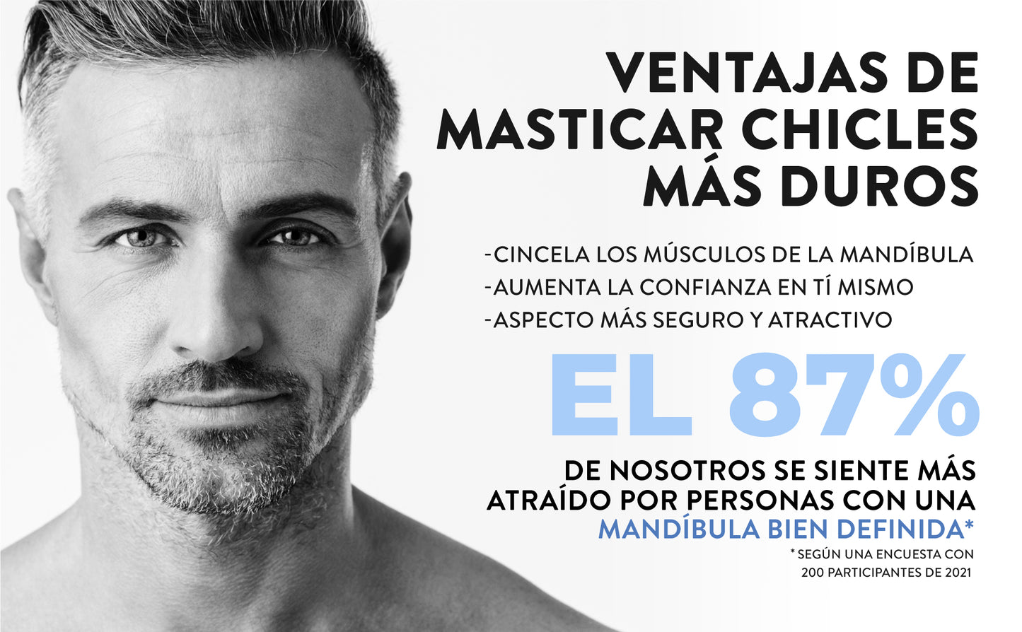 Chicle para Mandíbula - Arándano - Medium