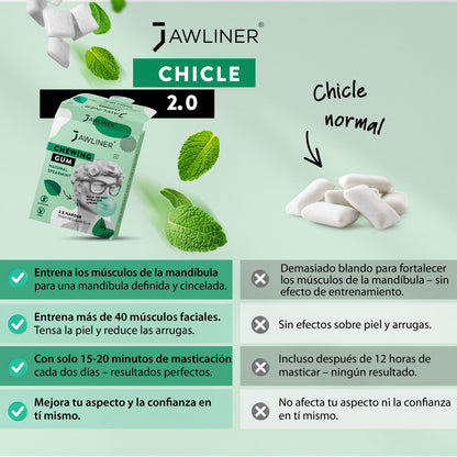 Chicle Hard x2 Menta 2 Meses