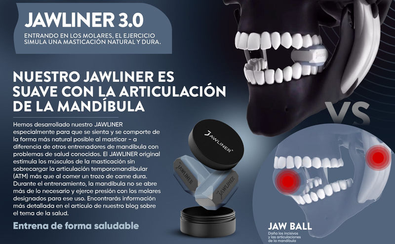 JAWLINER 3.0 – HARD | Nivel experto para entrenamiento mandibular